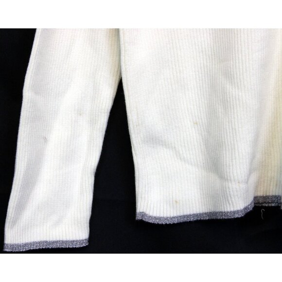 NWT 2005 Gymboree Princess Snow Drop Ribbed Knit Sweater Turtleneck Sequin Snowf - Picture 3 of 8